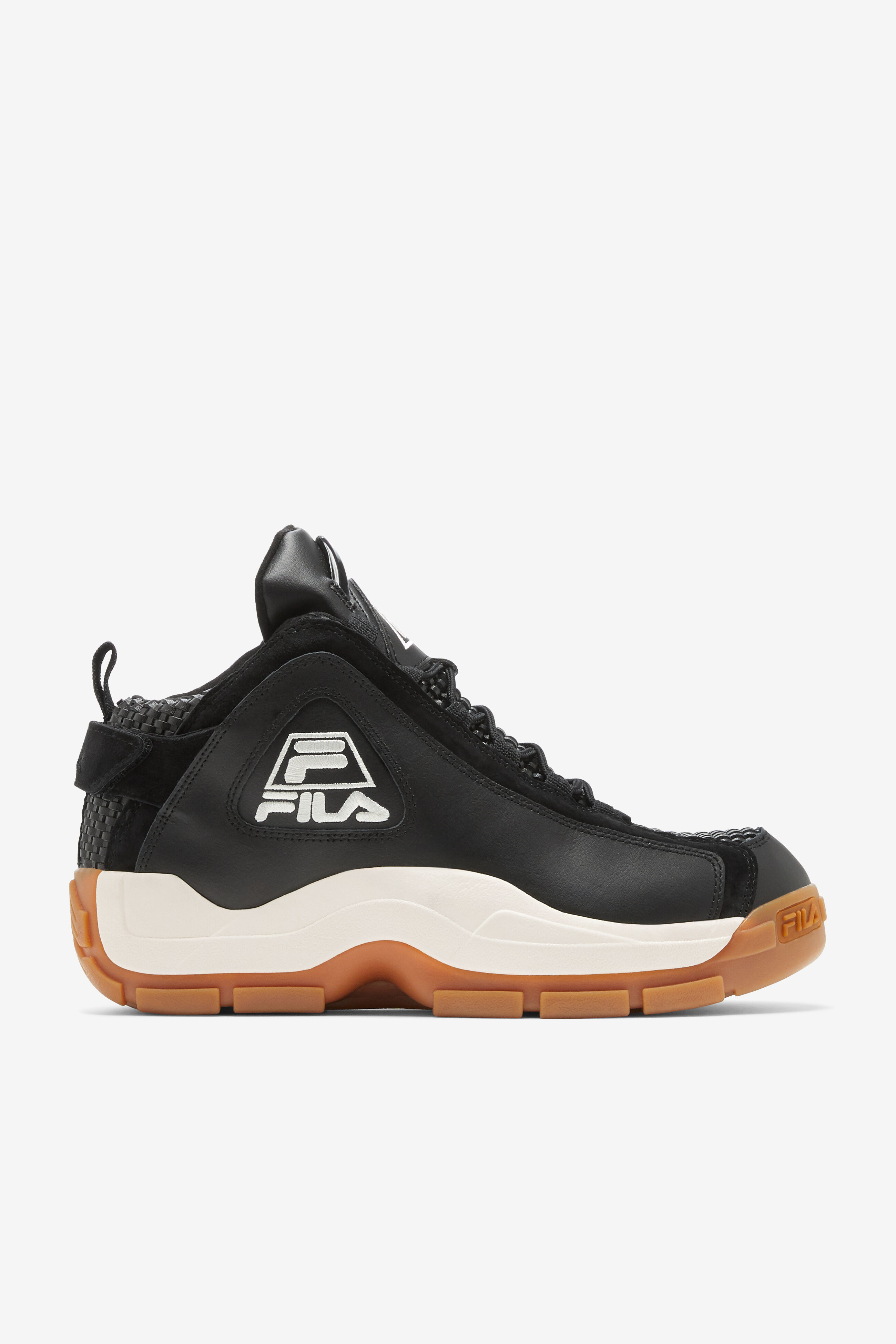 Grant Hill 2 Woven Black Basketball Shoes | Fila 1BM01363